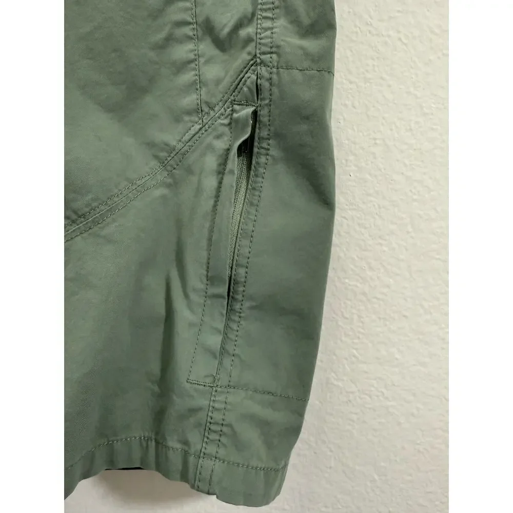 KÜHL Spire Shorts Women’s Olive Green Hiking Outdoor Cargo Pockets Size 12